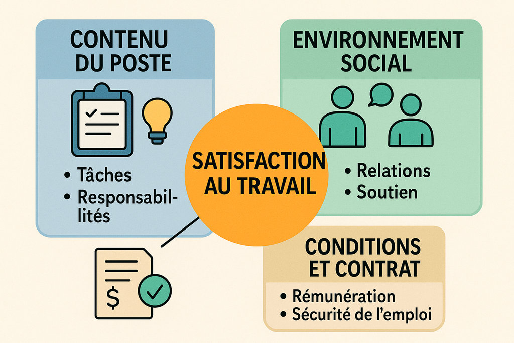 3 composantes de la satisfaction au travail