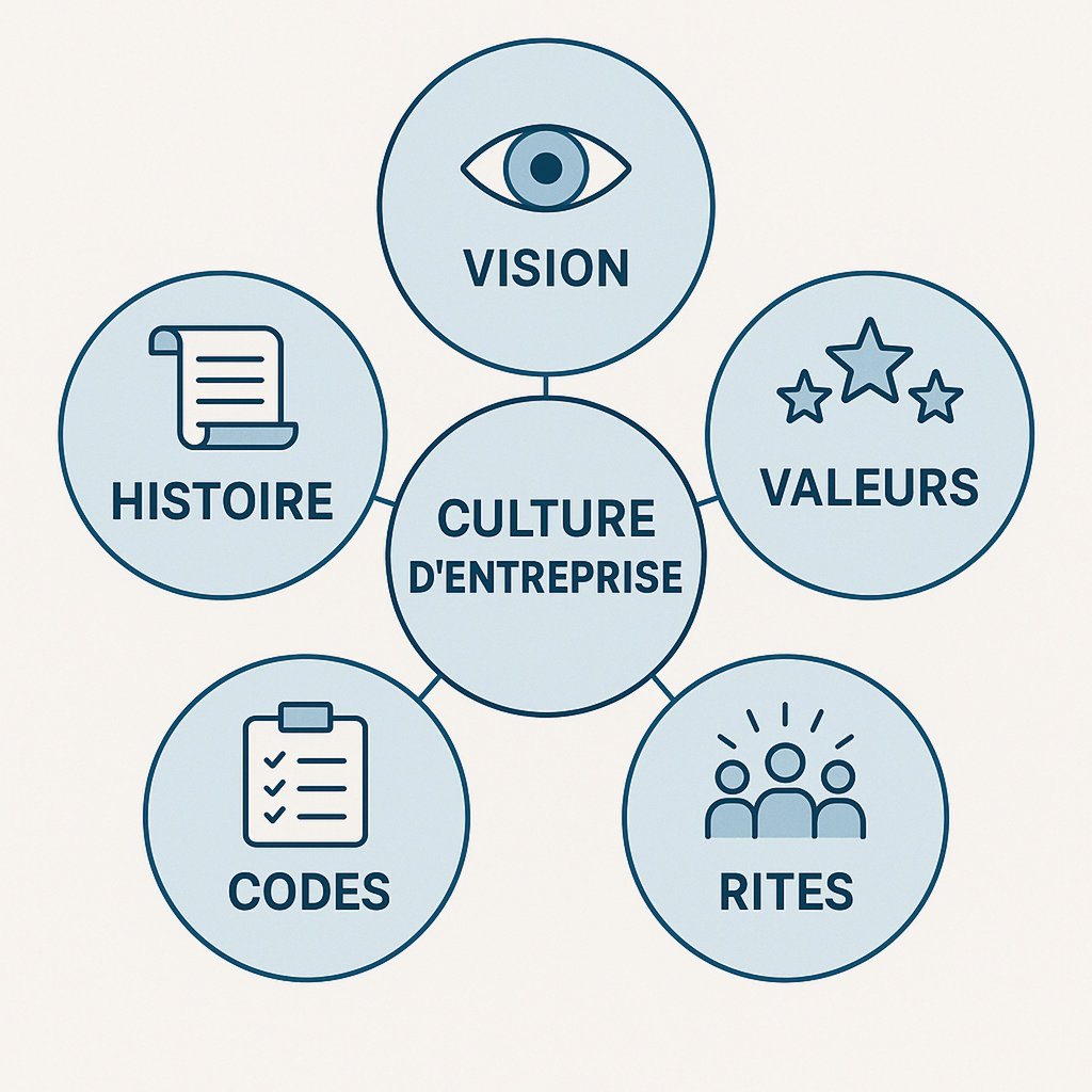 5 composantes de la culture d'entreprise