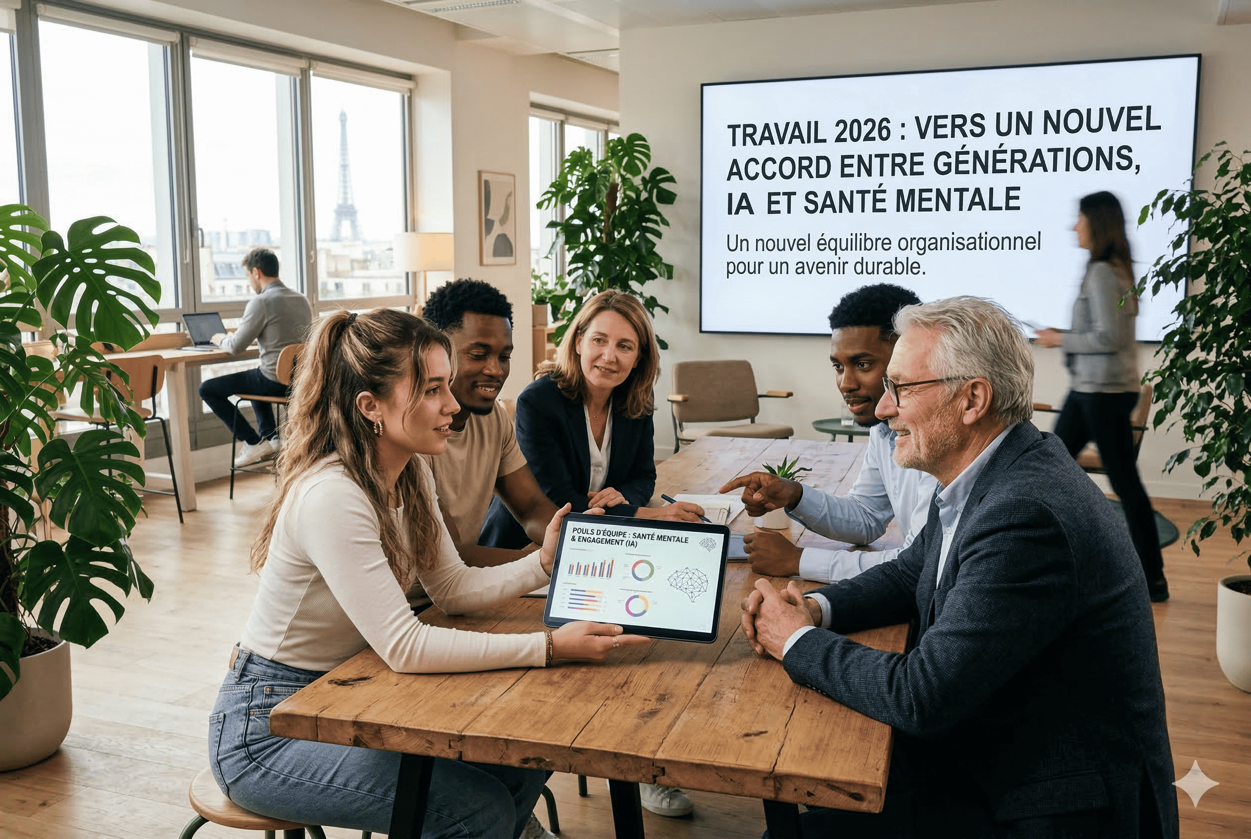 Bien-être au travail 2026 - génération Z et santé mentale