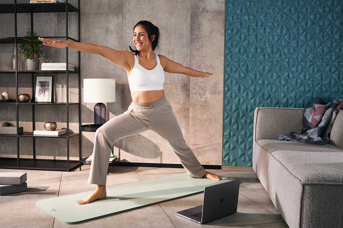 femme yoga