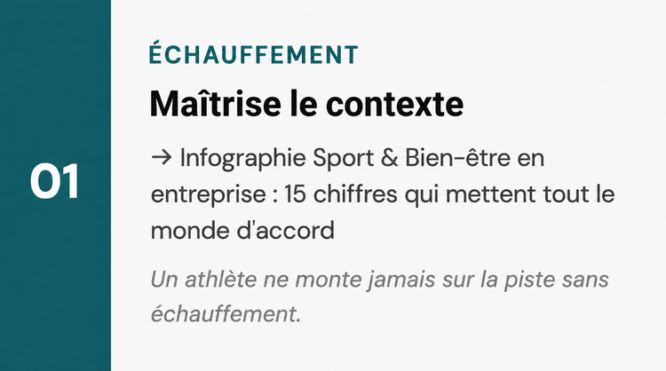 Echauffement